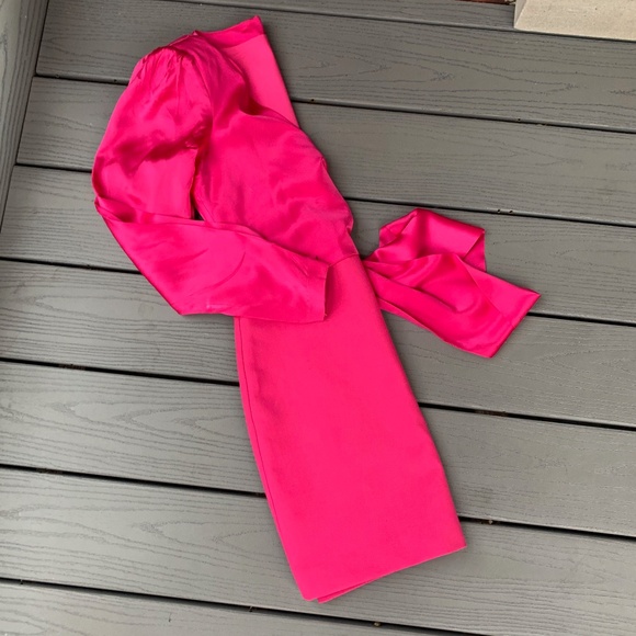 cinq a sept Layne Faux Wrap Mini Dress - Picture 13 of 14